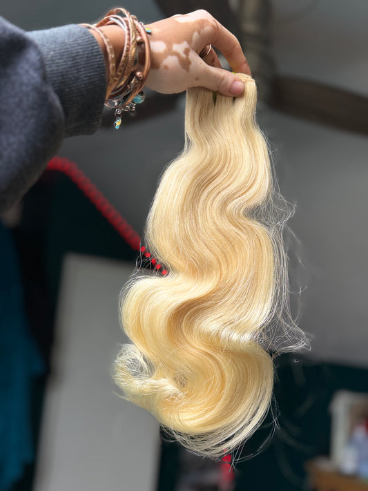 3 #613 Virgin Body Wave Bundles